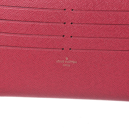Louis Vuitton Calfskin Felicie Card Holder Insert Fuchsia 6 of 6