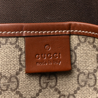 Gucci GG Plus Monogram Small Signature Web Loop Vertical Tote Light Brown 6 of 15