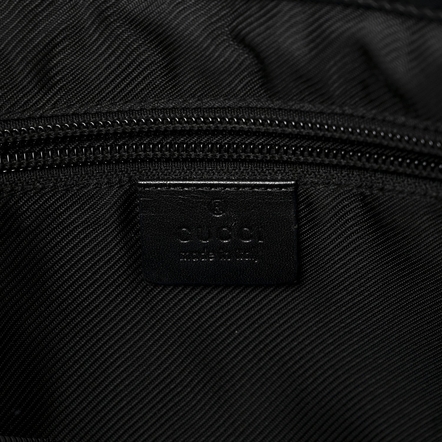Gucci Monogram Drawstring Tote Black 6 of 12