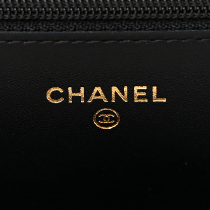 Chanel Aged Calfskin Lucky Charms Casino 2.55 Reissue Wallet on Chain WOC Black 6 of 15