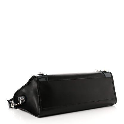 Balenciaga Smooth Calfskin Metallic Patent Giant 12 Silver Hardware City Black Gris 4 of 11