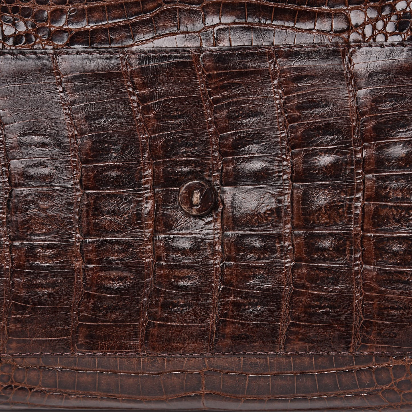 Crocodile Tote Brown