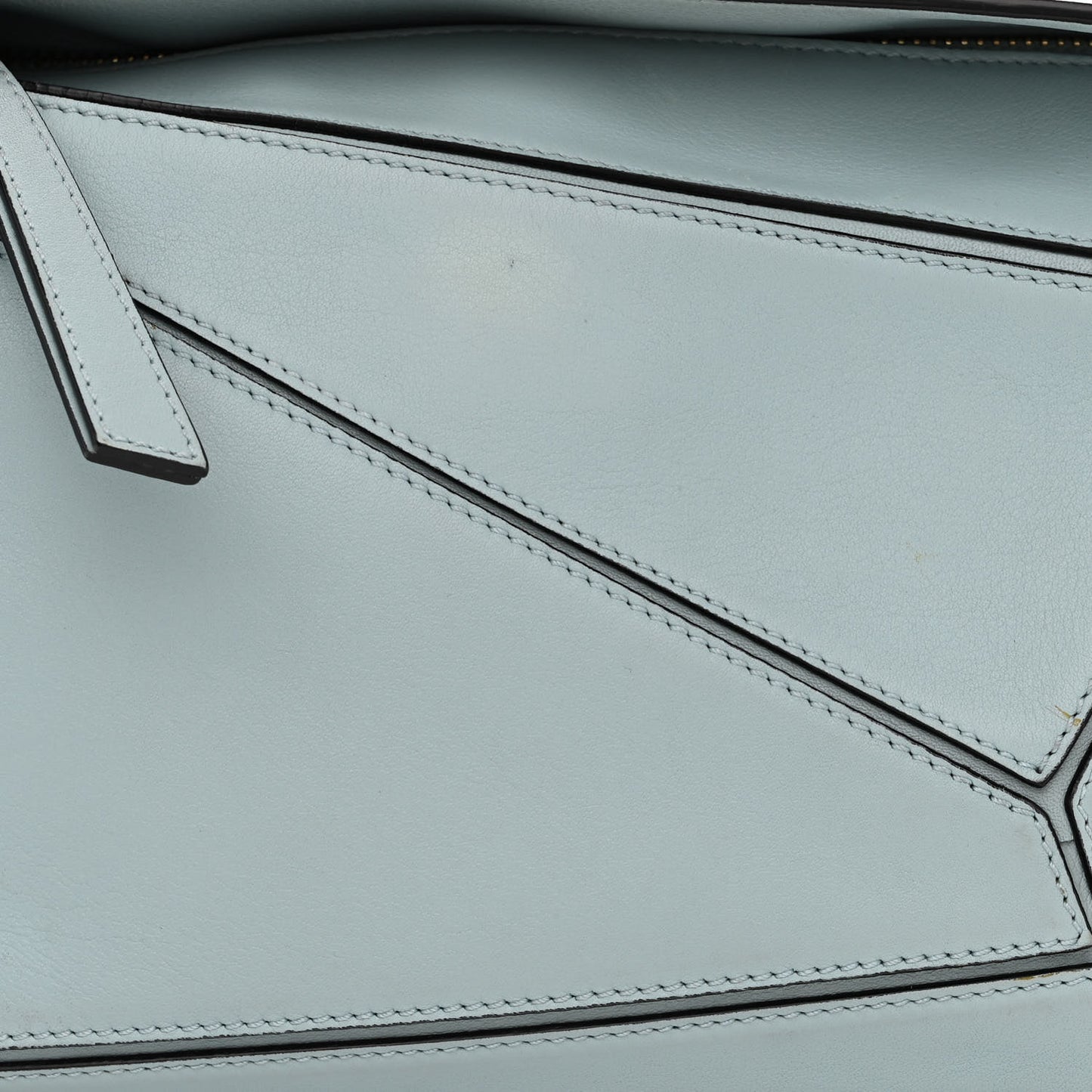 Calfskin Small Puzzle Bag Light Blue