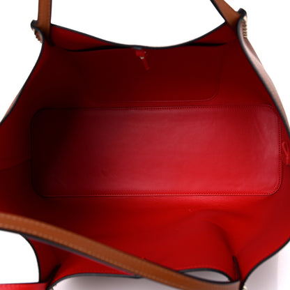 Christian Louboutin Calfskin Large Cabarock Spikes Tote Coconut 5 of 16