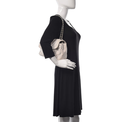 Chanel Glazed Goatskin Double Stitch Flap Ivory 2 of 11