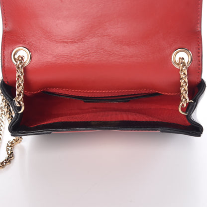 Christian Louboutin Calfskin Heart Sweety Charity Crossbody Bag Black Red 7 of 10