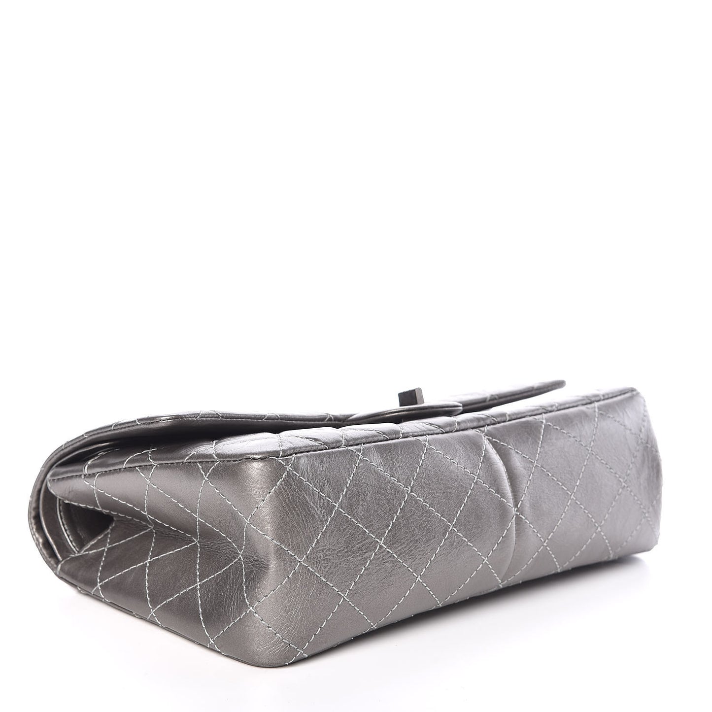 Metallic Aged Calfskin 2.55 Reissue 226 Flap Silver