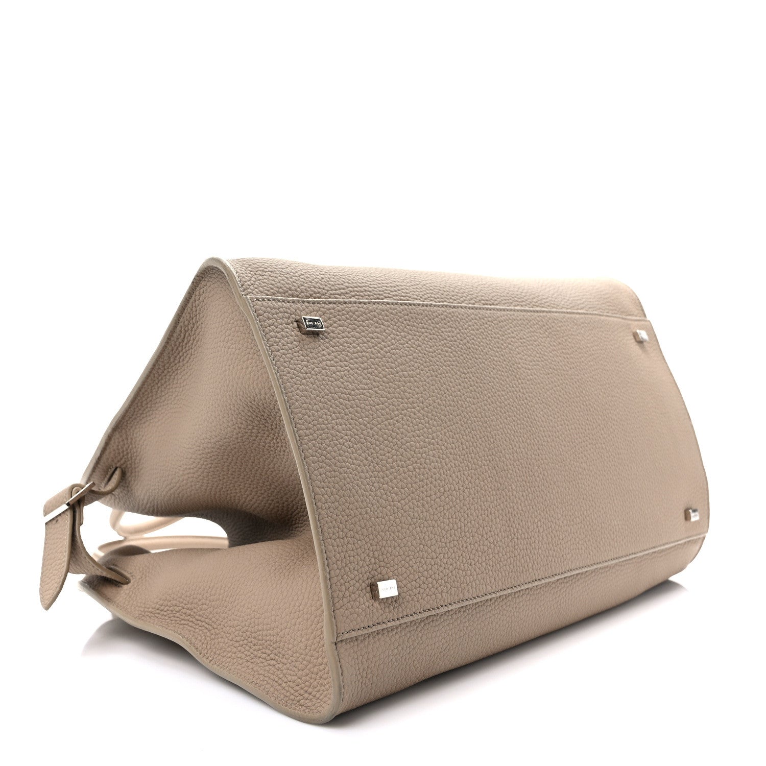 The Row Matte Grained Calfskin Soft Margaux 15 Dark Taupe 4 of 8