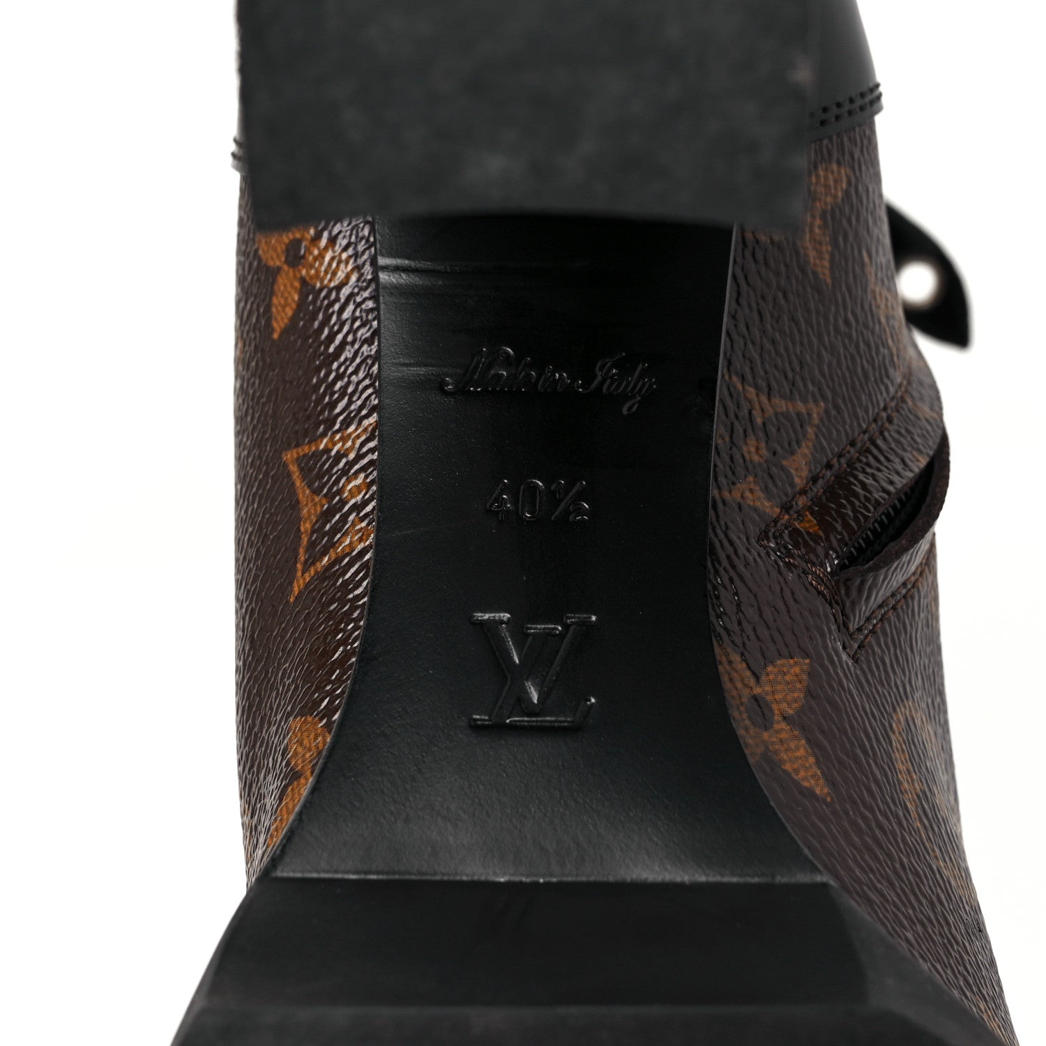 Louis Vuitton Patent Calfskin Monogram Star Trail Ankle Boots 40.5 Black 6 of 6