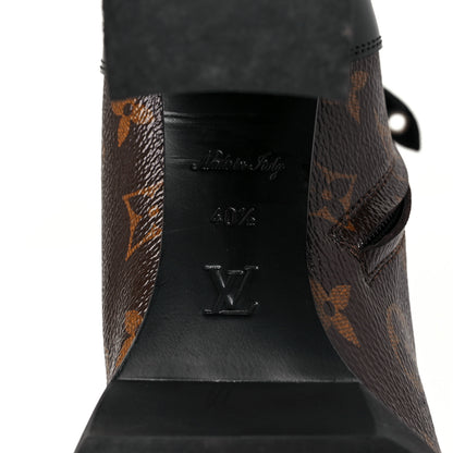 Louis Vuitton Patent Calfskin Monogram Star Trail Ankle Boots 40.5 Black 6 of 6