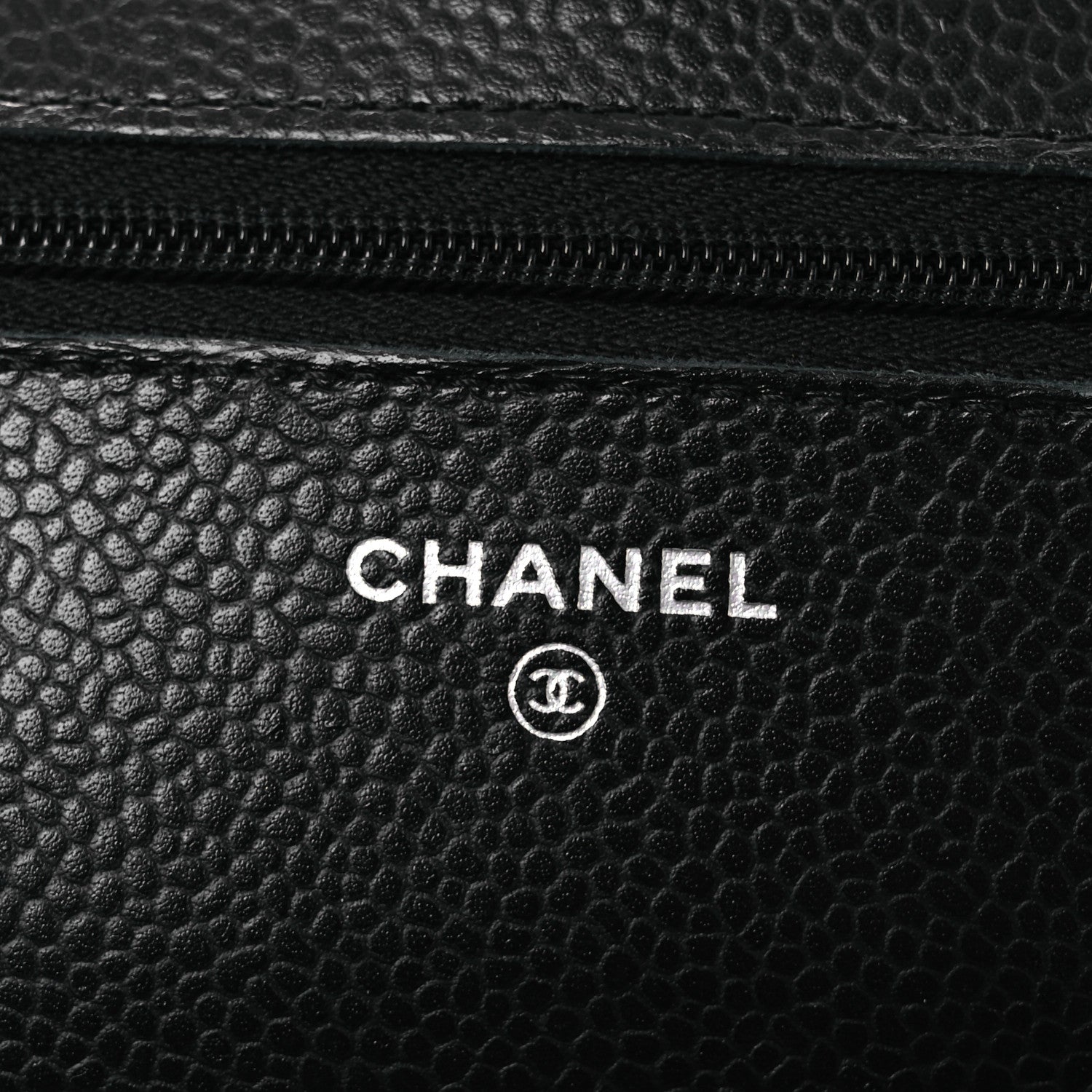 Chanel Caviar Quilted Wallet On Chain WOC Black 6 of 14