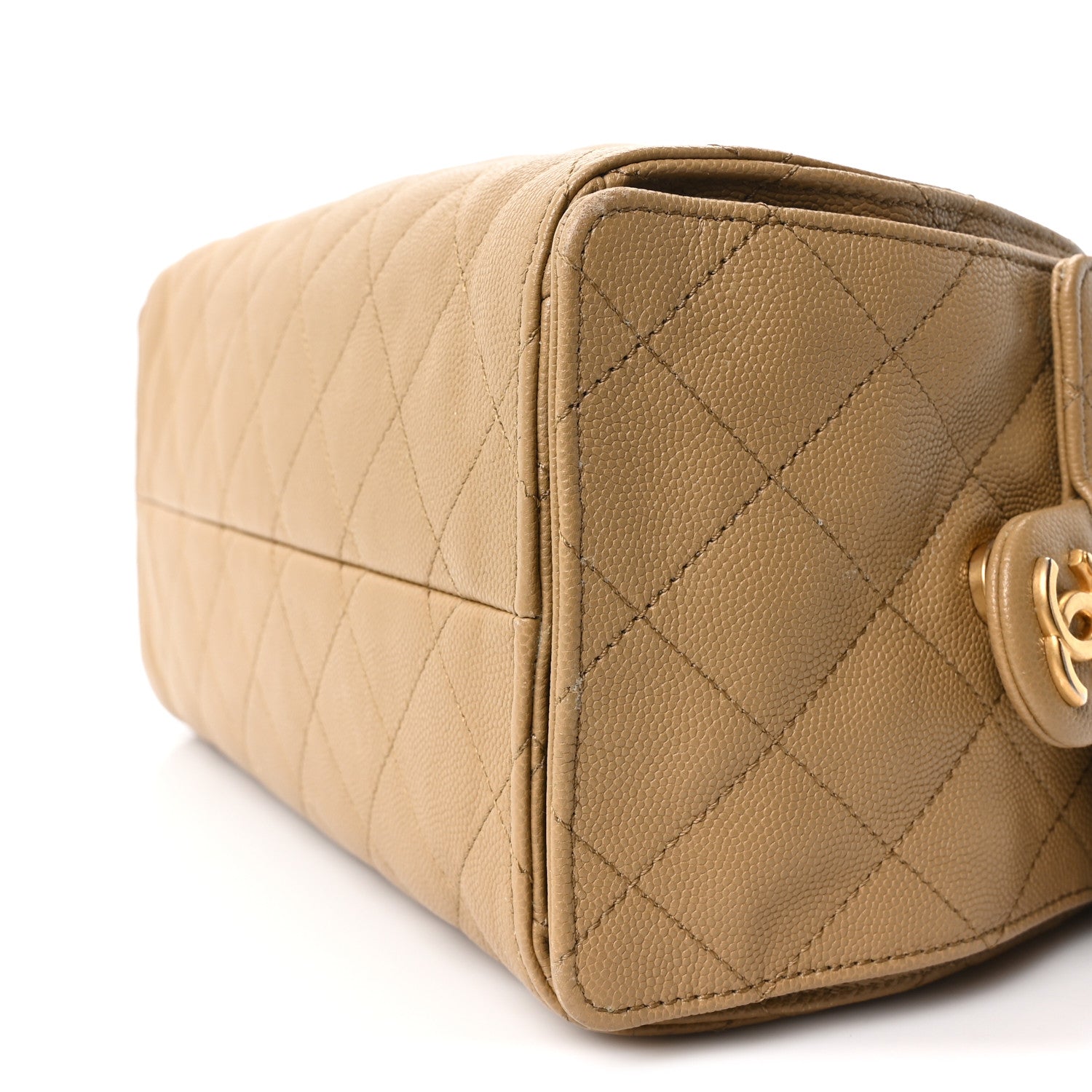 Chanel Caviar Quilted Small Chanel 25 Handbag Beige 10 of 10