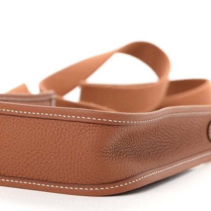 Hermes Taurillon Clemence Evelyne TPM Gold 10 of 10