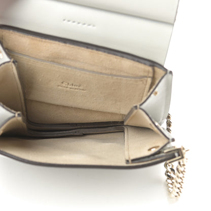 Chloe Suede Calfskin Mini Faye Bracelet Bag Airy Grey 5 of 14