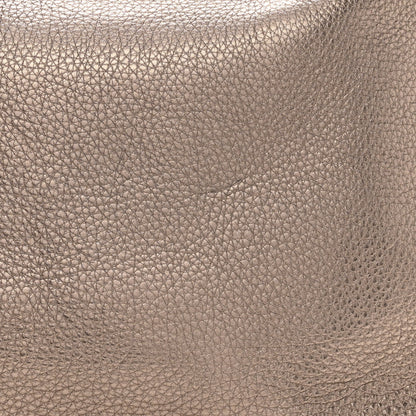 Valentino Garavani Metallic Pebbled Calfskin Large Rockstud Flip-Lock Messenger Bag Sasso 10 of 10