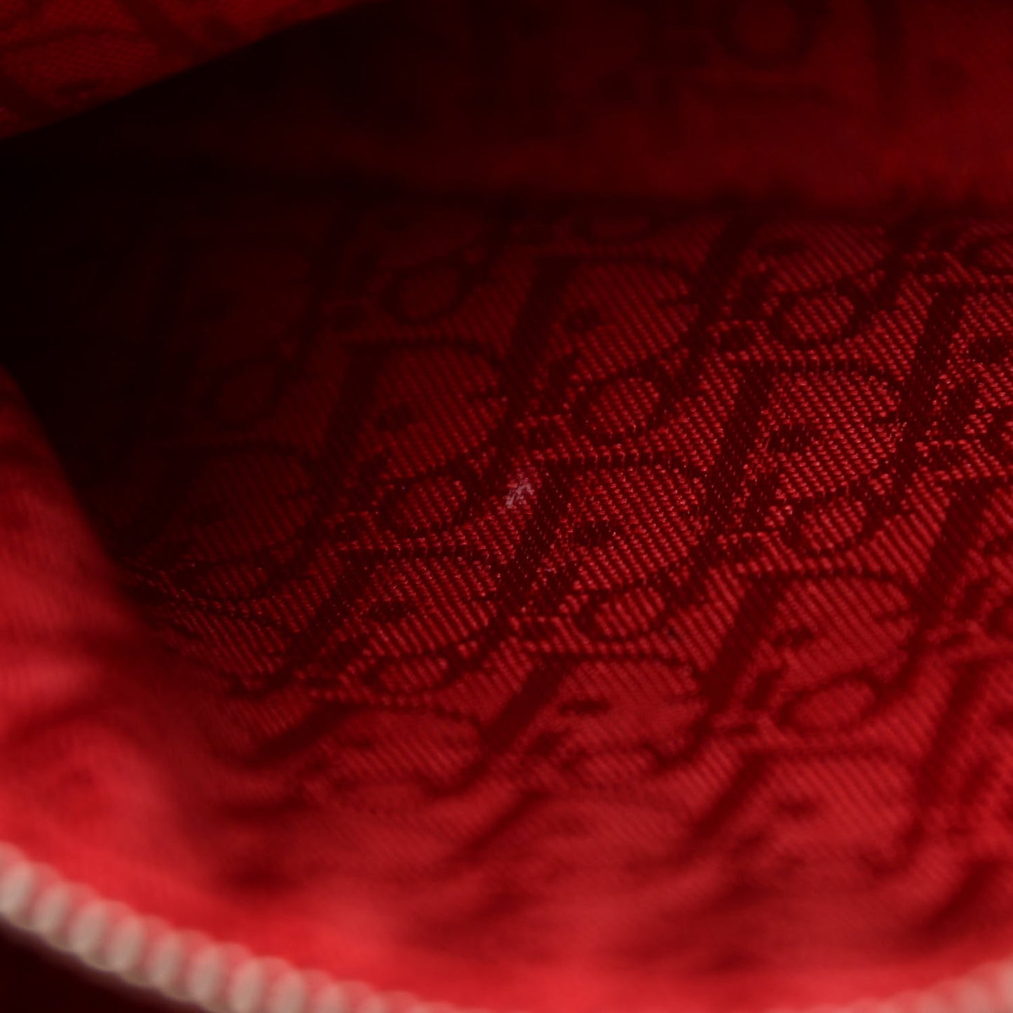 Lambskin Cannage Medium Lady Dior Red