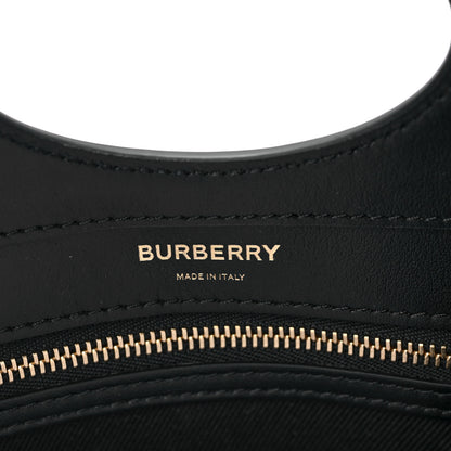 Burberry Calfskin Nylon Tartan Mini Pocket Bag Bright Red 6 of 8