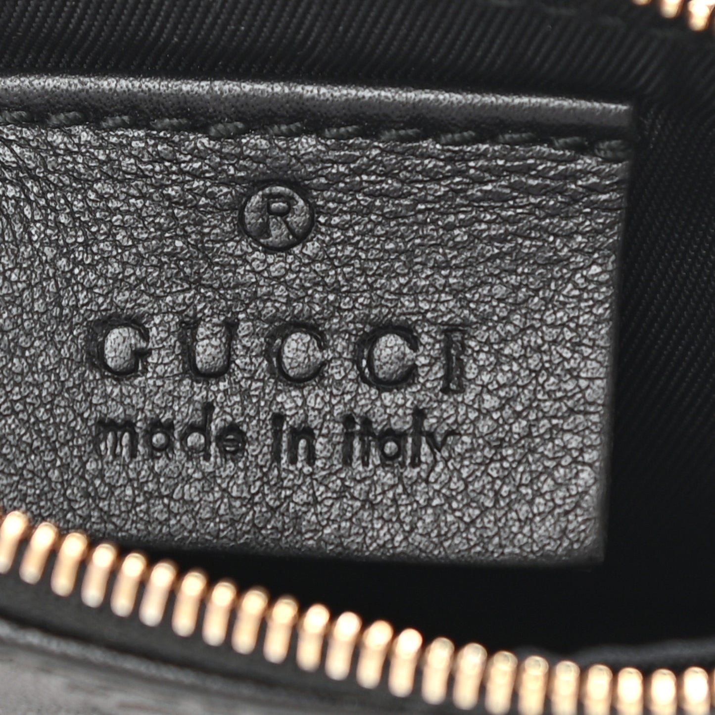 Guccissima Key Case Black