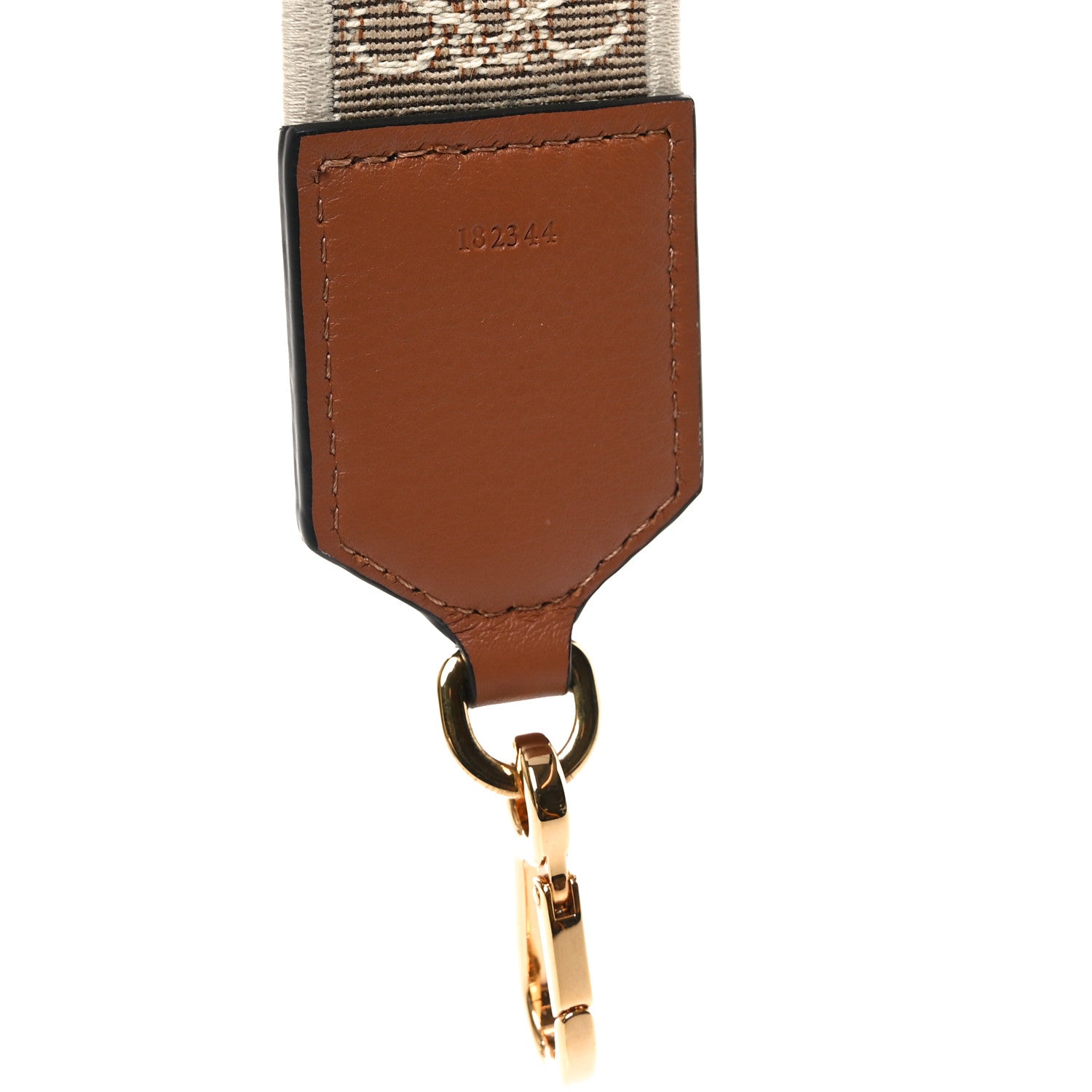 Loewe Calfskin Jacquard Anagram Strap Oak 4 of 4