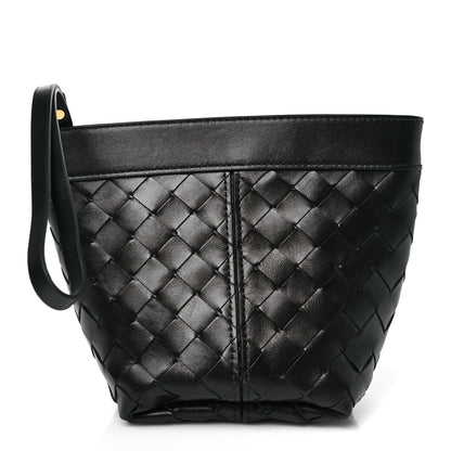 Bottega Veneta Nappa Intrecciato Small Flip Flap Pouch Black 1 of 10