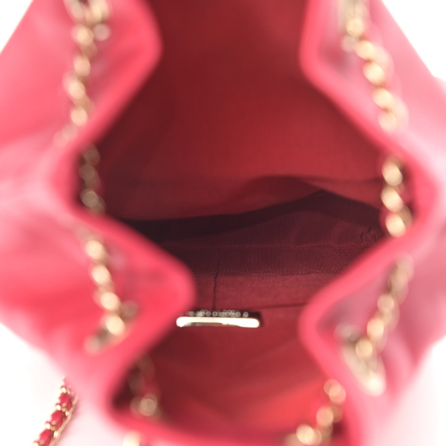 Chanel Lambskin Quilted Large In Seoul Backpack Red 4 of 8