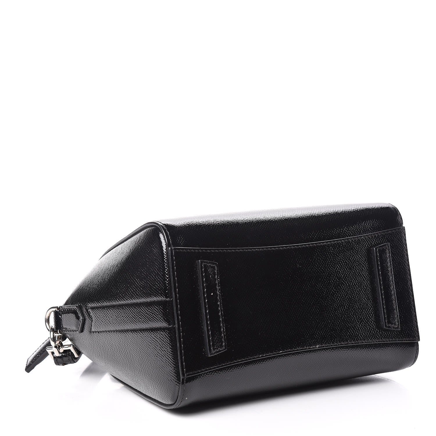 Givenchy Textured Patent Calfskin Mini Antigona Black 4 of 10