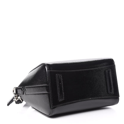 Givenchy Textured Patent Calfskin Mini Antigona Black 4 of 10