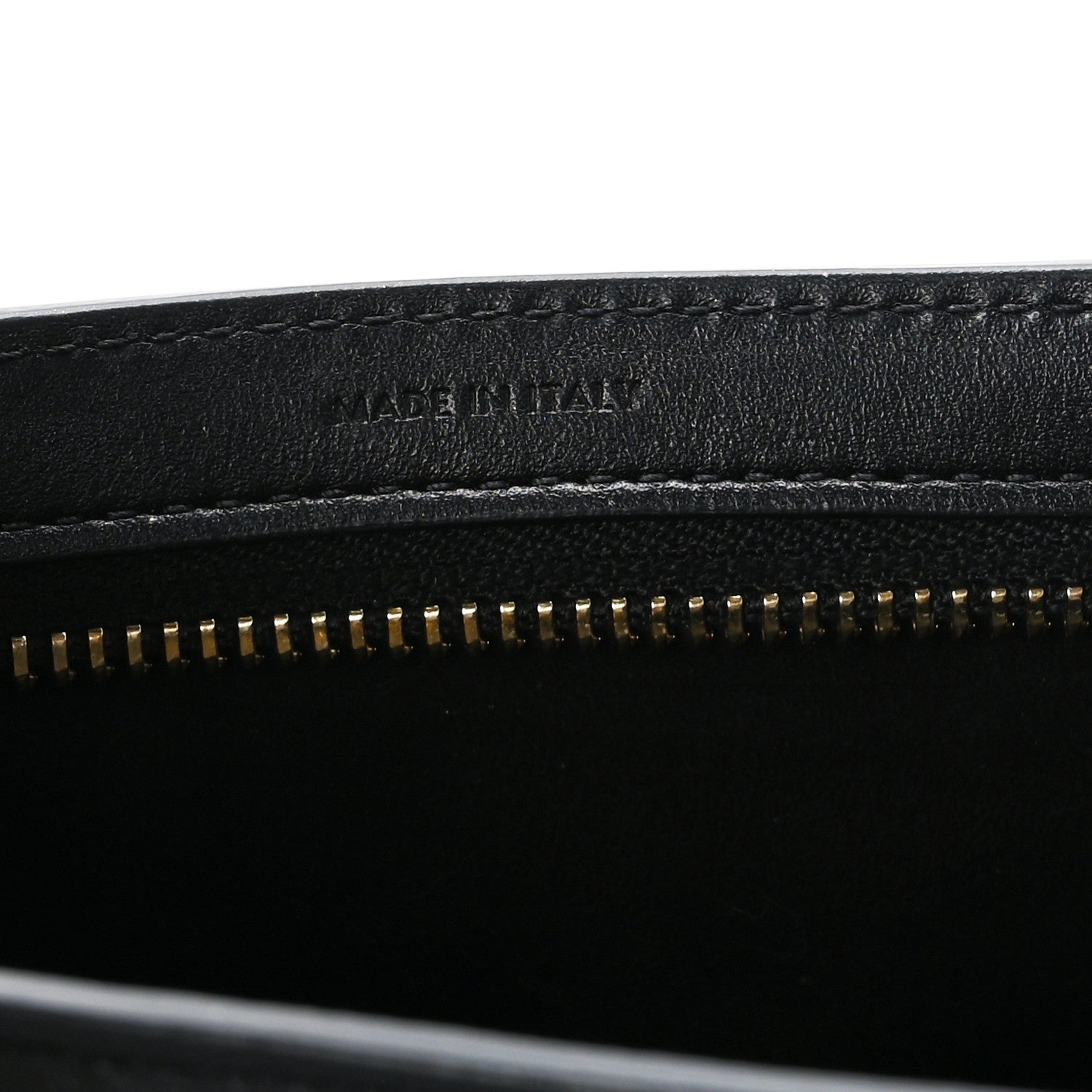 Celine Smooth Calfskin Cuir Triomphe Shoulder Bag Black 6 of 10