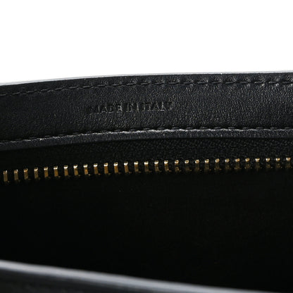 Celine Smooth Calfskin Cuir Triomphe Shoulder Bag Black 6 of 10