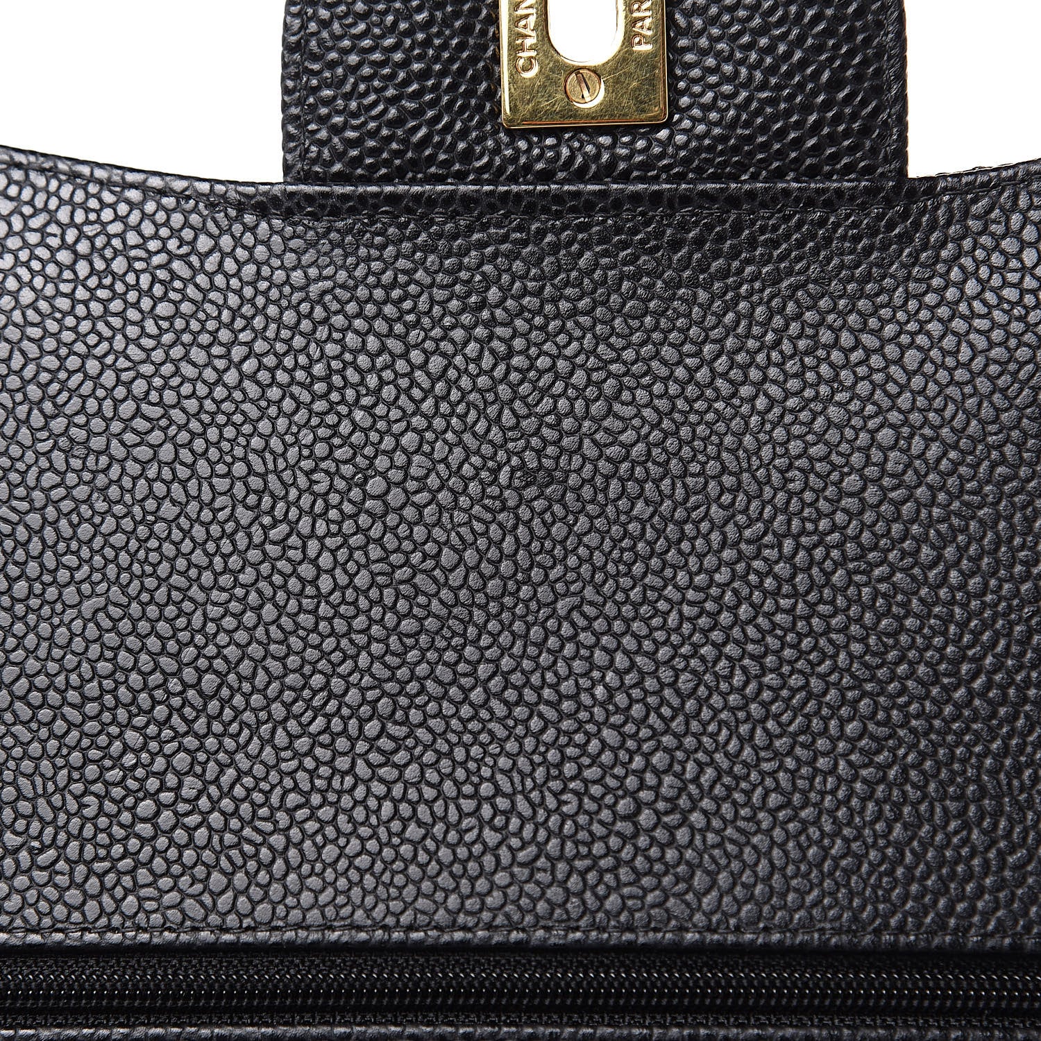 Chanel Caviar Quilted Jumbo Double Flap Black 11 of 15