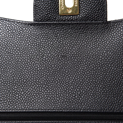 Chanel Caviar Quilted Jumbo Double Flap Black 11 of 15