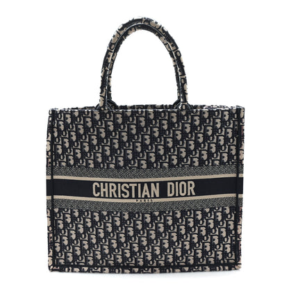 Christian Dior Oblique Large Book Tote Blue Multicolor 1 of 9