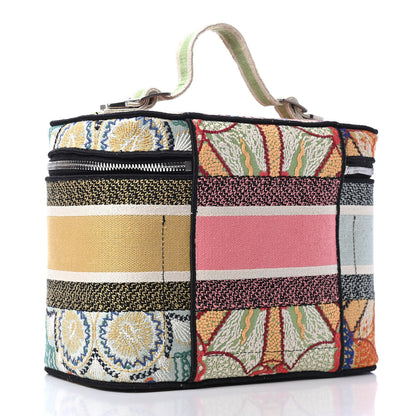 Christian Dior Canvas Embroidered Dior In Lights Diortravel Vanity Case Multicolor 2 of 4