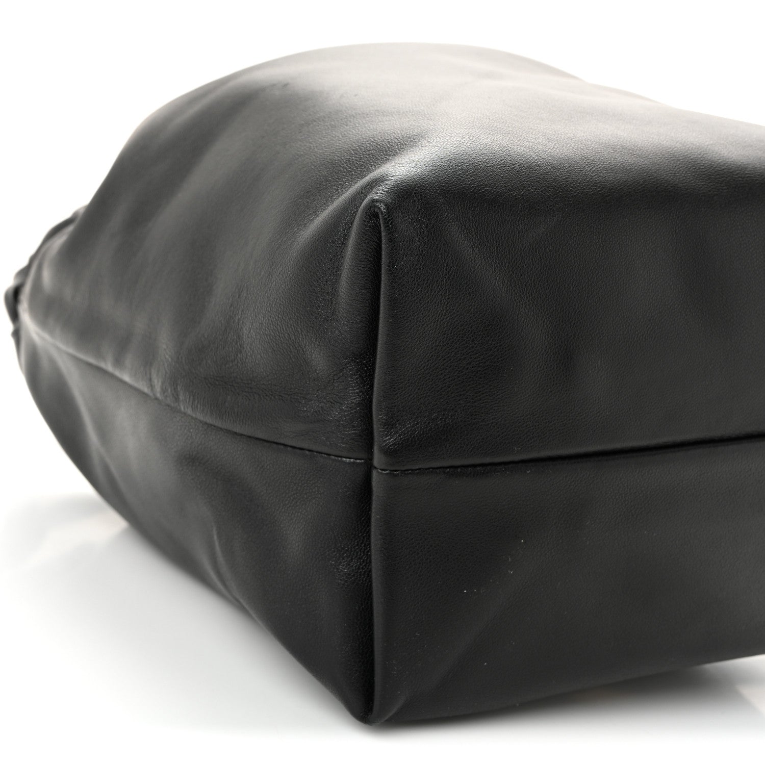 Valentino Garavani Nappa Vlogo Pouf Bucket Bag Black 8 of 9
