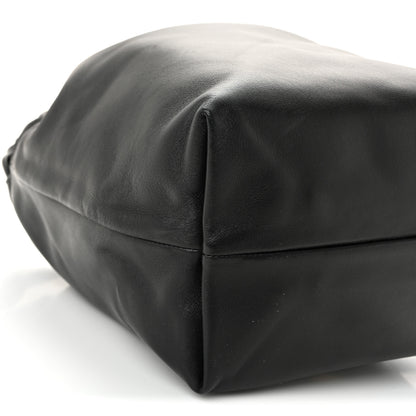 Valentino Garavani Nappa Vlogo Pouf Bucket Bag Black 8 of 9