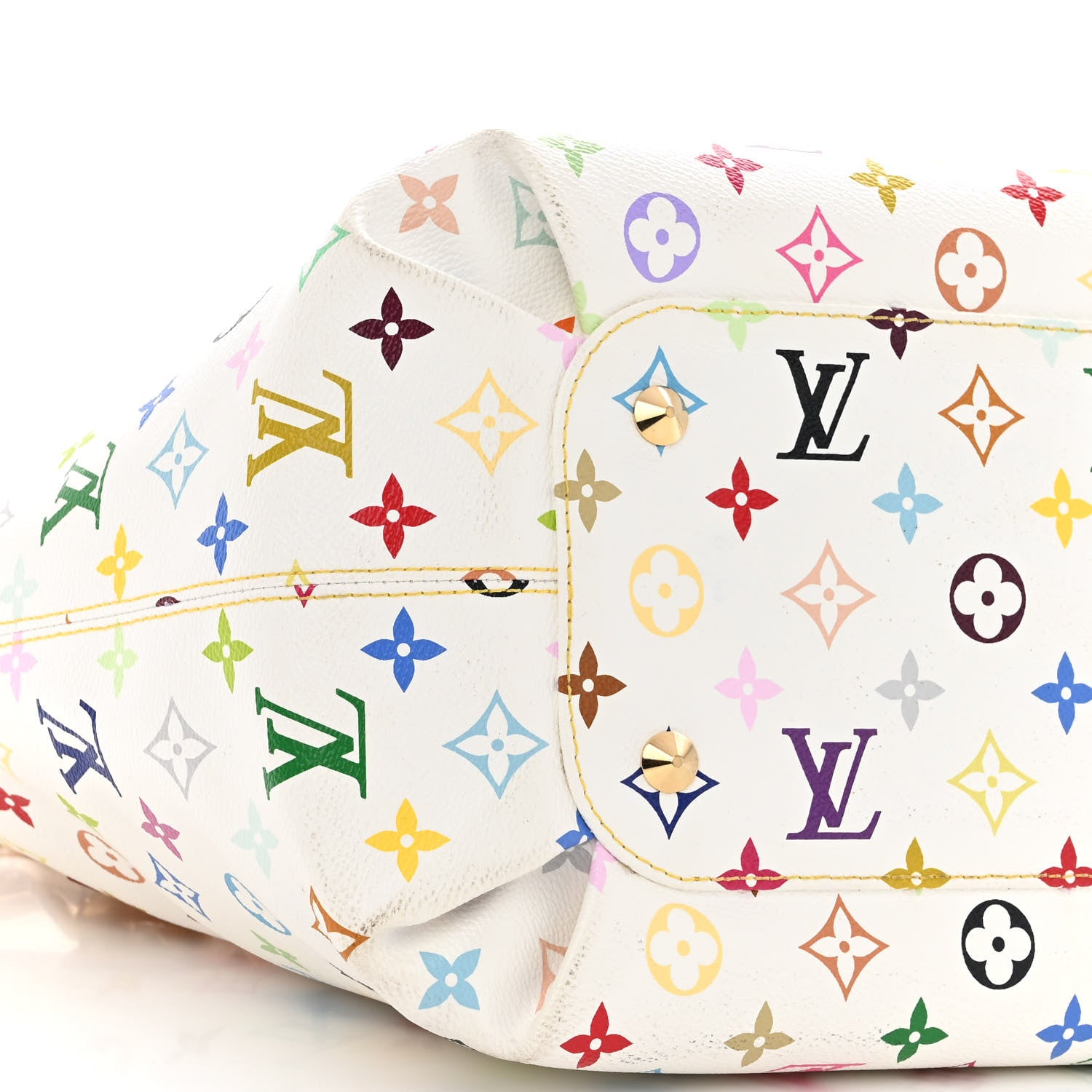 Louis Vuitton Monogram Multicolor Annie GM White 8 of 9