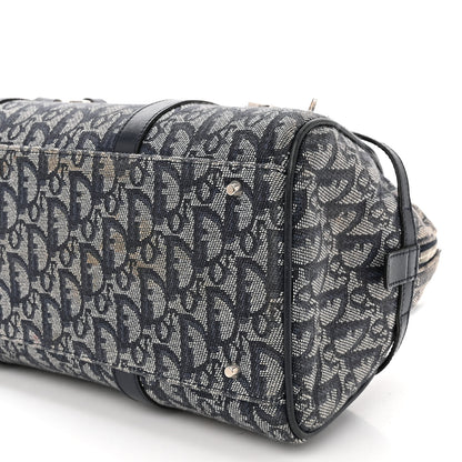 Christian Dior Denim Monogram Charms Shoulder Bag Blue 9 of 12
