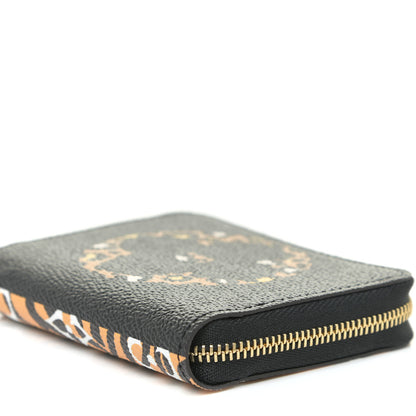 Louis Vuitton Monogram Giant Jungle Zippy Coin Purse Black 8 of 9