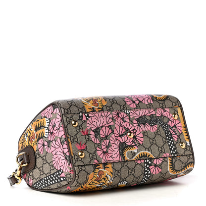 Gucci GG Supreme Monogram Bengal Small Boston Beige Pink 3 of 4
