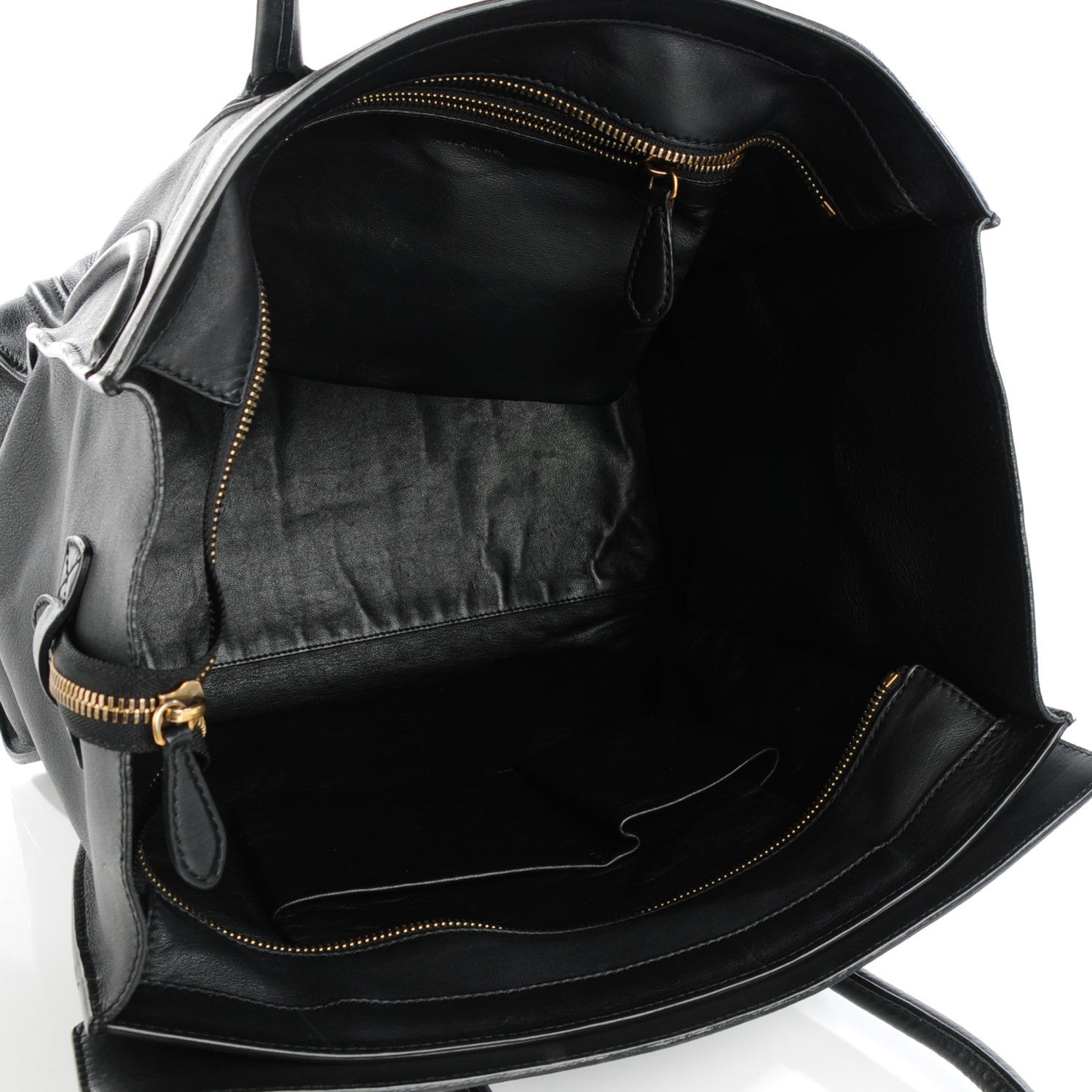 Celine Smooth Calfskin Medium Luggage Black 6 of 9