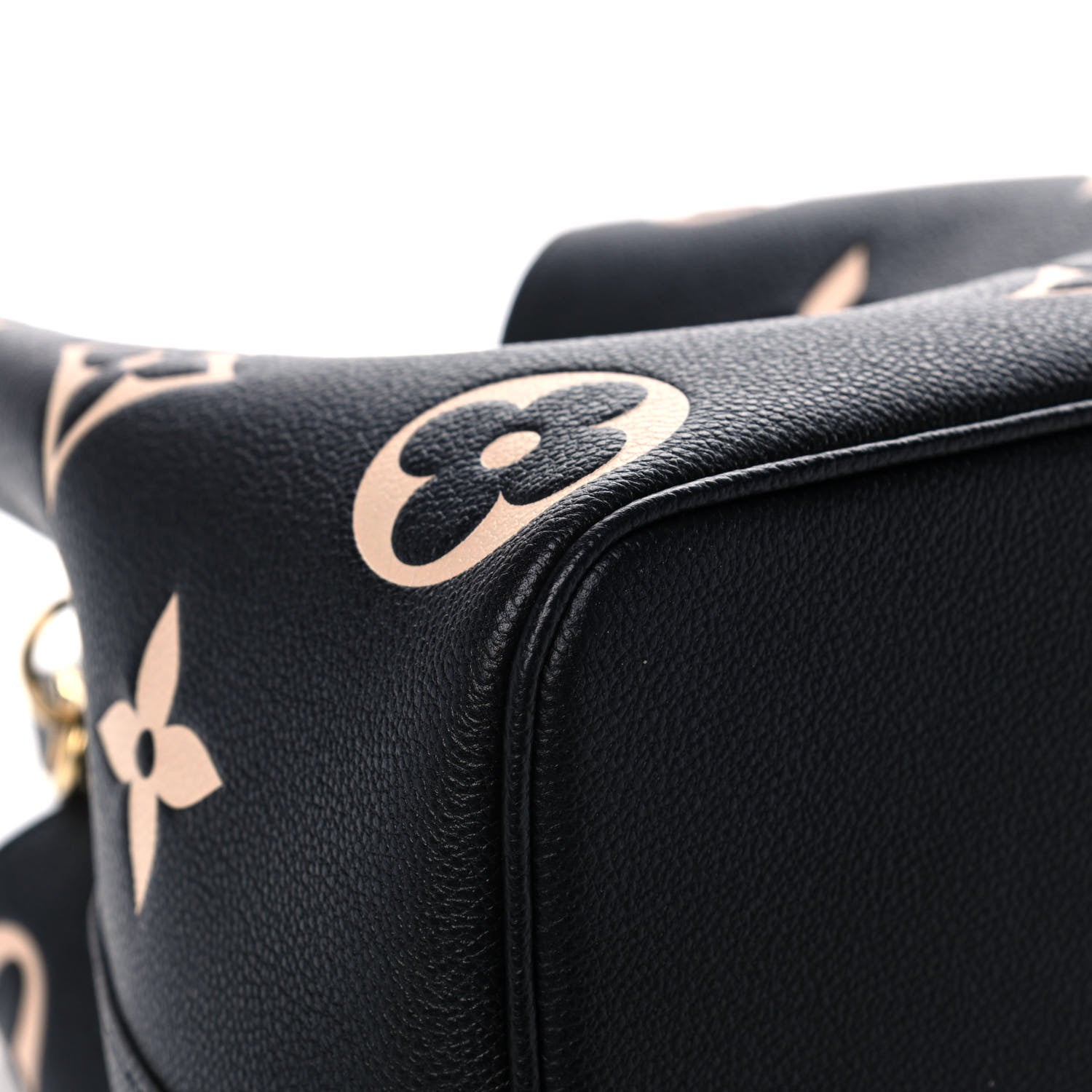 Louis Vuitton Empreinte Monogram Giant Neonoe MM Black Beige 10 of 11