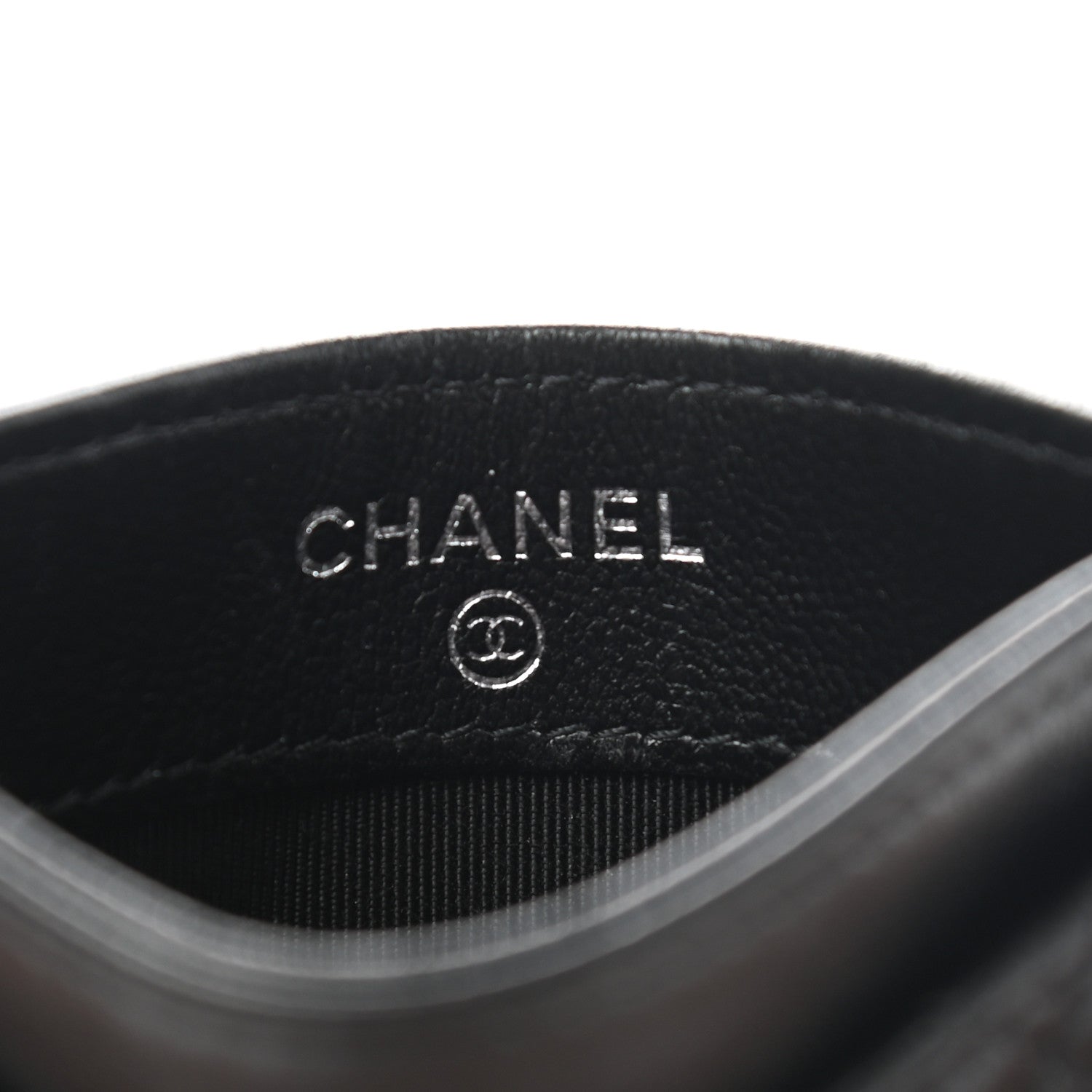Chanel Lambskin Quilted Card Holder So Black 6 of 9