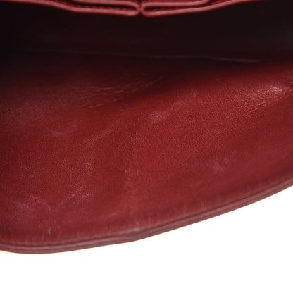 Chanel Caviar Quilted Medium Double Flap Dark Red 9 of 11