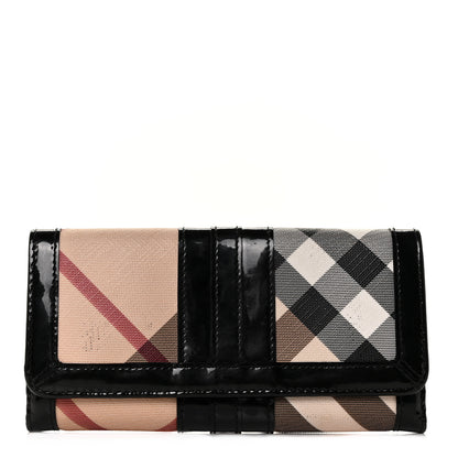 Burberry Nova Check Penrose Continental Wallet Black 1 of 13
