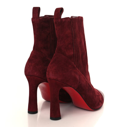 Christian Louboutin Veau Velours Calfskin Jurassic Me In The 90s 85 Ankle Boots 37 Tanin 4 of 7