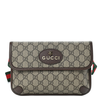 Gucci GG Supreme Monogram Neo Vintage Web Belt Bag Brown 1 of 5