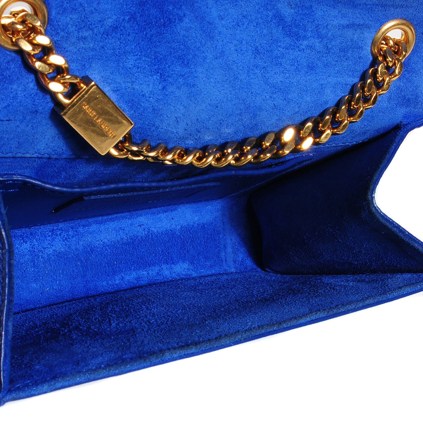 Grain De Poudre Small Classic Monogram Satchel Royal Blue