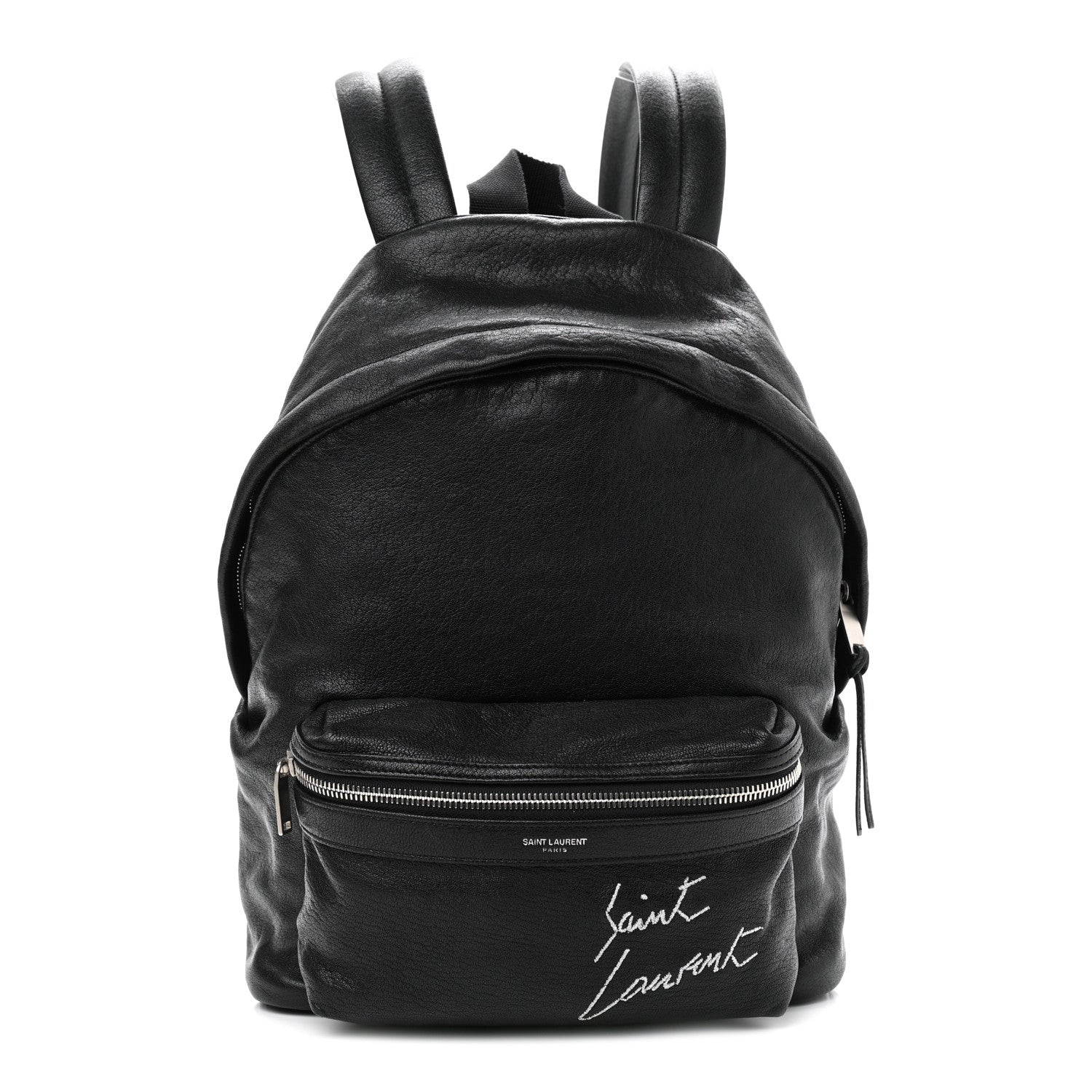 Saint Laurent Lambskin Mini Toy City Backpack Black 2 of 20
