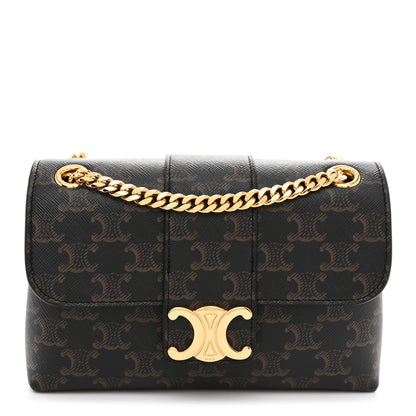 Celine Triomphe Canvas Teen Victoire  Tan 1 of 10