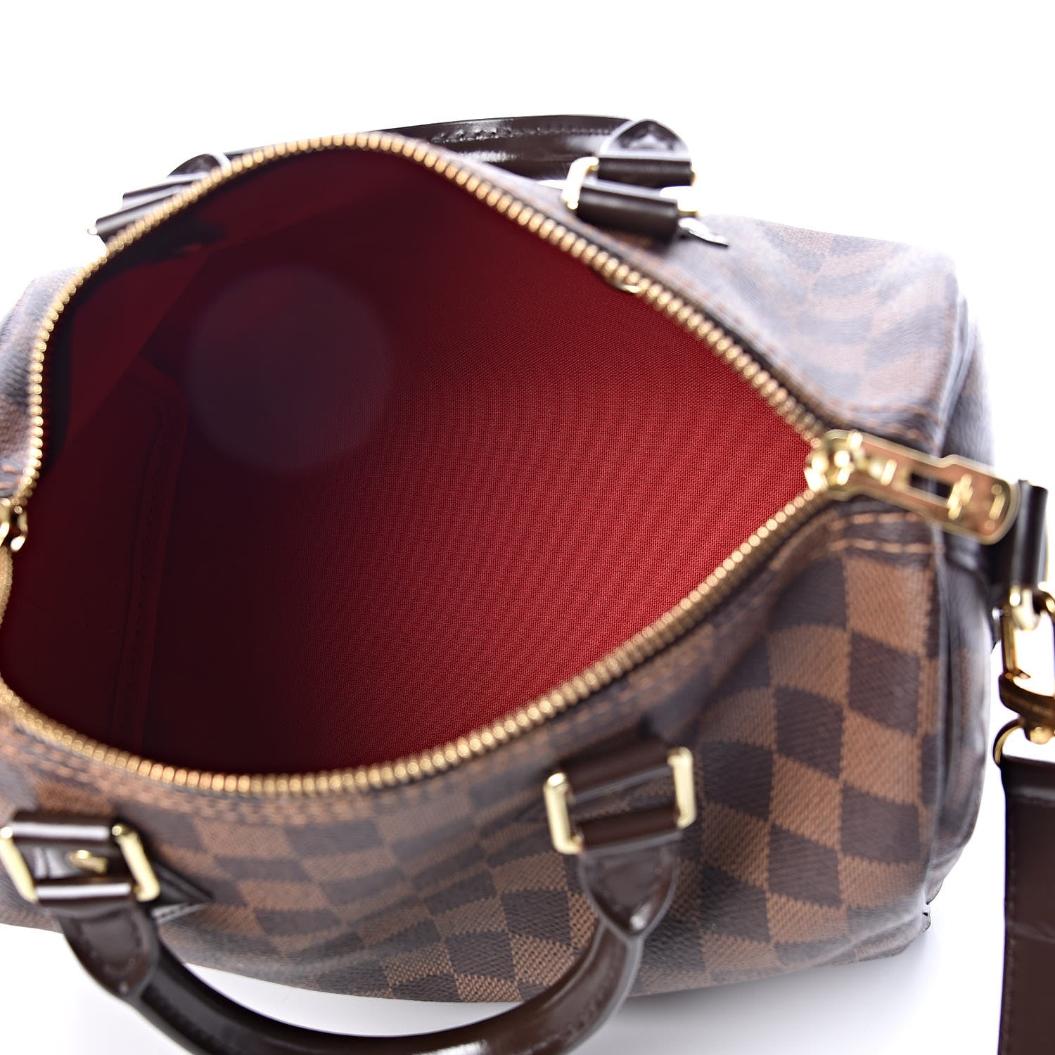 Louis Vuitton Damier Ebene Speedy Bandouliere 25 5 of 10